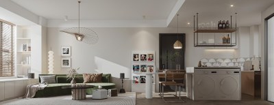 北欧单身公寓3D模型下载